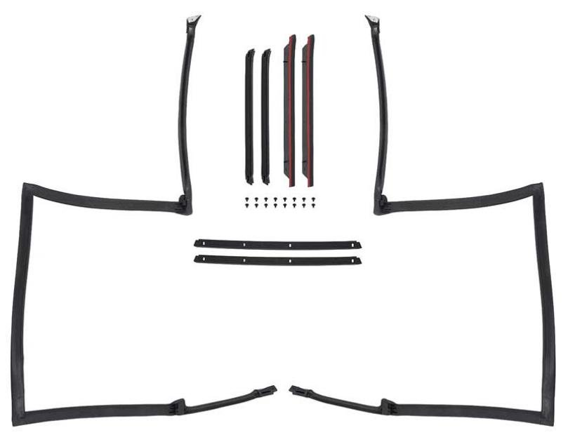 1982-92 Camaro, Firebird, T-Top Weatherstrip and Molding Set, 8 Piece Set Reproduction