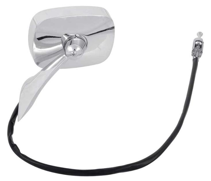 1969 Camaro, Corvair, Remote Outer Door Mirror Assembly, with Cable, LH Drivers Side