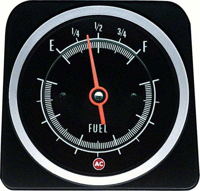 1969 Camaro, In Dash Fuel Gauge, GM Licensed