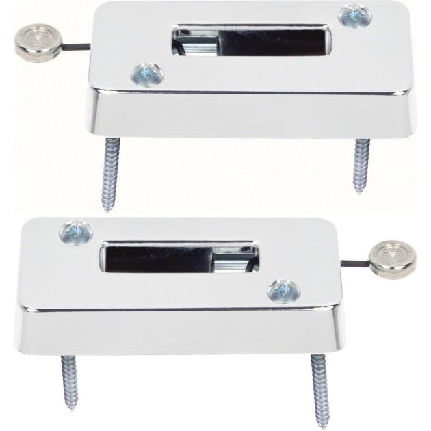 1969 Camaro, Corvair, Firebird, Headrest Escutcheons, Chrome, Pair