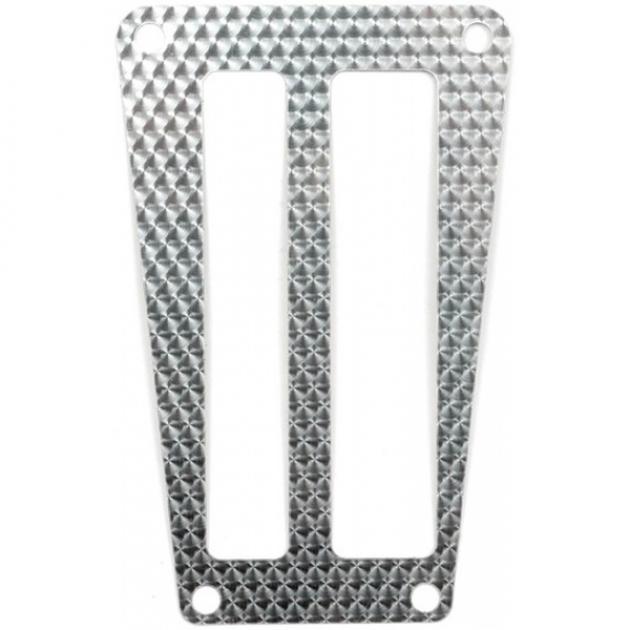 Camaro Center Console Shift Plate Insert, For Automatic Transmission, Engine Turn Design, 1973-1981