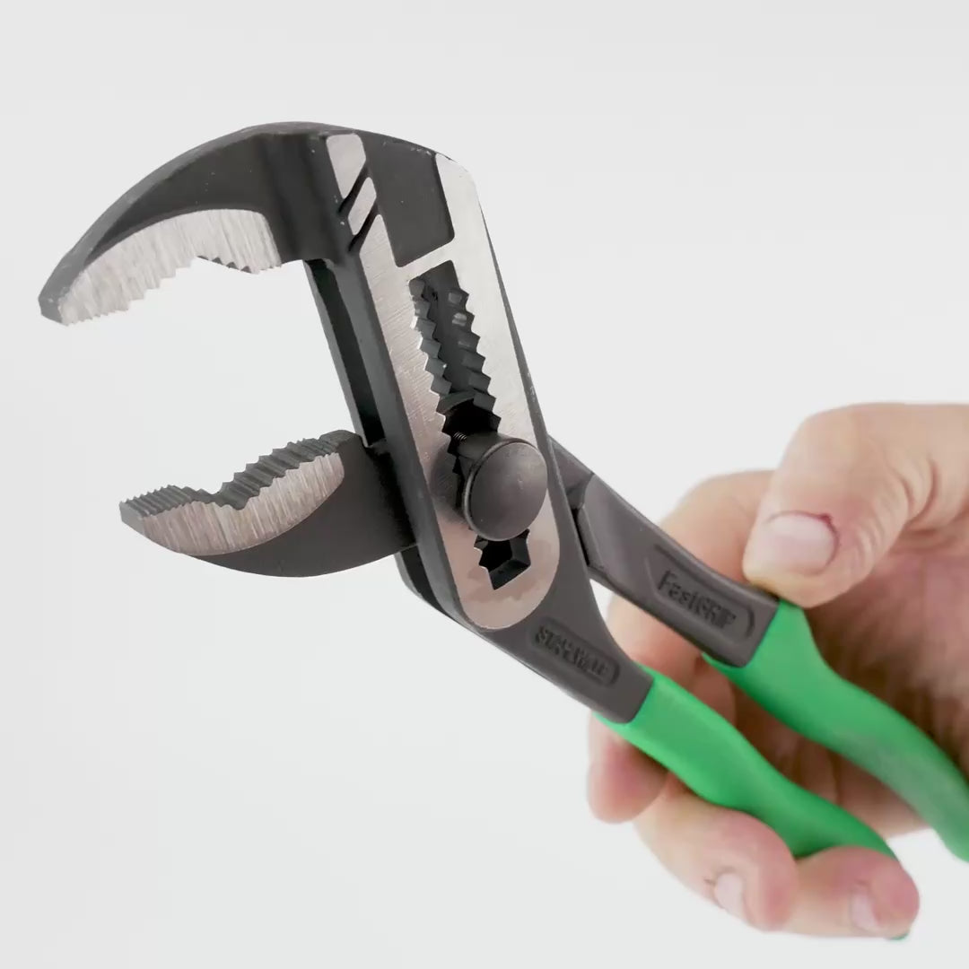 Stahlwille 6572 FastGRIP Waterpump Pliers, 240 mm, Dip-Coated