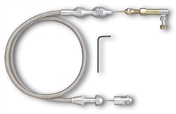 Lokar Hi-Tech Braided Stainless Steel 24" Universal Throttle Cable