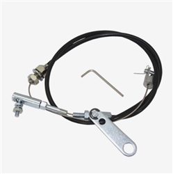 Camaro Accelerator Throttle Cable, 24" Black, Universal