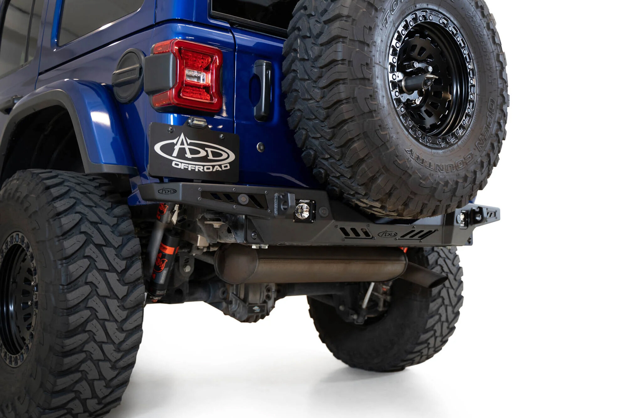 ADD Offroad R960181280103 Stealth Fighter Rear Bumper for 18-26 Jeep Wrangler JL & Gladiator JT