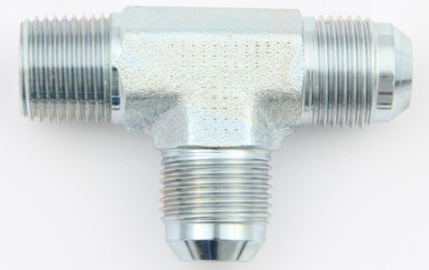 Aeroquip Male Run Tee Steel #10 To 1/2 Npt FCM2708