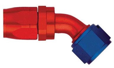 Aeroquip #6 45 Degree Hose End Swivel FCM4022