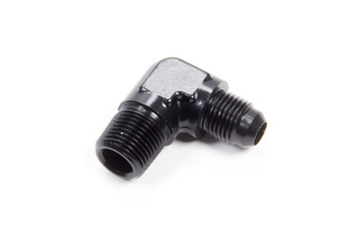 Aeroquip 90 Deg Alum #6 Flare 3/8 in Black FCM5035