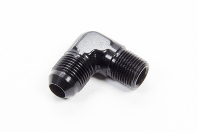 Aeroquip 90 Deg Alum #8 Flare 3/8 in Black FCM5037