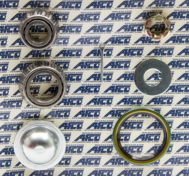 AFCO Hub Master Install Kit for GM Metric Spindles with Bearings and Seals 9851-8550