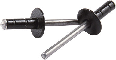 Allstar Performance Med Hd Rivet Black 250pk Multi Grip ALL18087