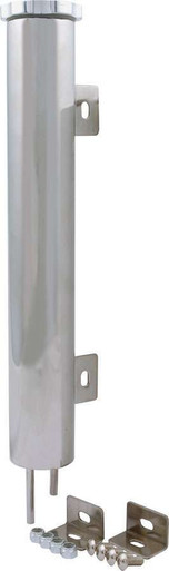 Allstar Performance Stainless Steel Overflow Tank 2 x 15 inches with 1/4 inch Hose Barbs ALL36151