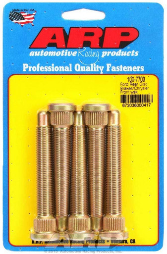 ARP Wheel Stud Kit - 1/2-20 3.500/.625 Knurl (5) 100-7703
