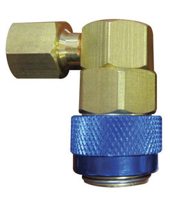 A/C Service Couplers, R134a Low Side 1/4" FL-M x 13mm connection