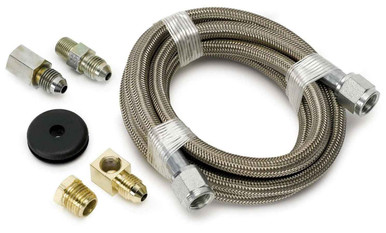 Autometer 6 Ft Braided Stl Line Ki 3228