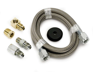 Autometer 4 Ft Braided Stl Line Ki 3229