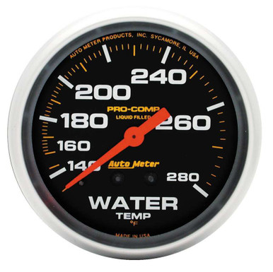 Autometer 140-280 Water Temp Gauge 5431