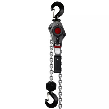 JET Tools 376802 JLH-150-15PSH, JLH Series 1-1/2 Ton Lever Hoist, 15' Lift with Overload Protection & Shipyard Hooks