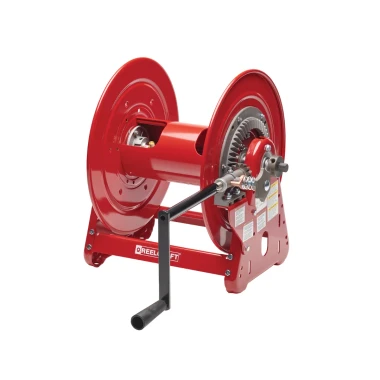 Reelcraft BA36112 LT 1/4 in. x 250 ft. Bevel Crank Twin Line Welding Hose Reel