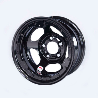 Bassett 15x8 IMCA Black Beadlock Inertia 5x5 4in 58A54ILK