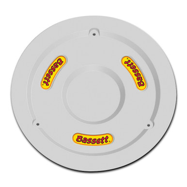 Bassett Wheel Cover 15in White 5PLG-WHT