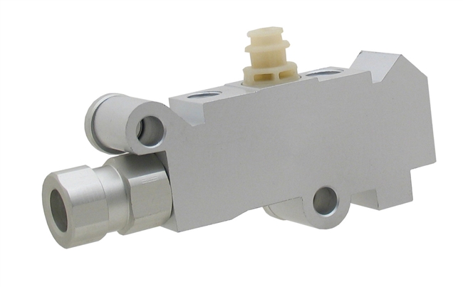 Aluminum Disc Brake Conversion Proportioning Valve and Distribution Splitter Block Combo, 4 Wheel Disc Brakes