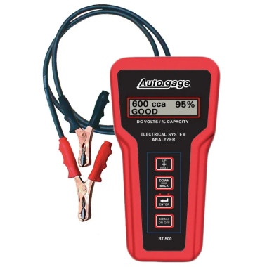Auto Meter BT-500 Battery Tester, 6/12/24V, Autogage