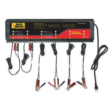Auto Meter BUSPRO-600S Smart Battery Charger - 6 Channel , 120v 5 Amp