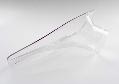 Brake Duct-Clear Teardrop 1-Hole BBP-7021