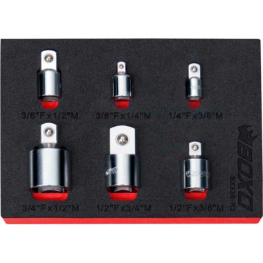 Boxo BX336-R2 6-Piece Socket Adaptor Set