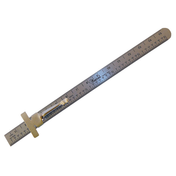 6" Flexible Pocket Ruler - 1mm and 64ths