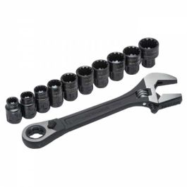 Crescent X6 Pass-Thru Adjustable Wrench Set (11pc)