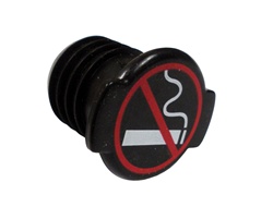 Camaro Dash Cigarette Lighter Filler Plug Cap with No Smoking Symbol