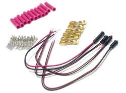 Camaro Dash Led Turn Signal and High Beam Indicator Kit with Parking Brake Indicator for Custom Dashes