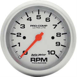 Camaro Dash Instrument Cluster Gauge ( Auto Meter Ultra-Lite ), TACHOMETER, Custom, Electric, 10000 RPM, 3-3/8 Inch (85.7mm)