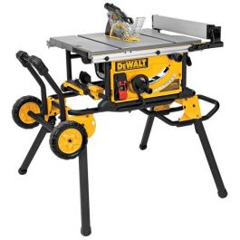 DeWalt 10" Jobsite Table Saw with Rolling Stand