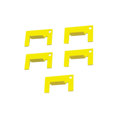 Dent Fix Equipment DF-EZTABY EZ TAB 5pc Plastic Tabs - Yellow 3/8"