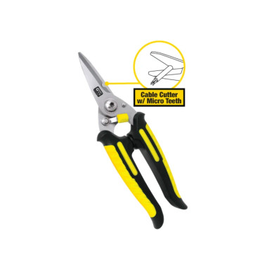 Dent Fix Equipment DF-HDSC1 Heavy Duty Scissors with Cable Cutter and Micro Teeth