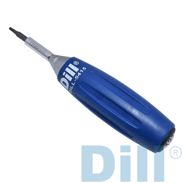 TPMS Snap in T-10 Torque Driver, Pre-set 12 in-lbs.; Replaceable Bit