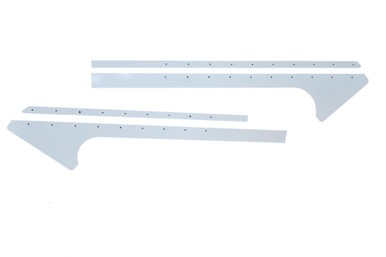 Pillar Post Alum White Pair Late Model 810-AL-WH
