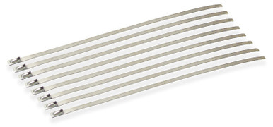 Design Engineering S.S. Locking Ties 8in.-8pk. 10201