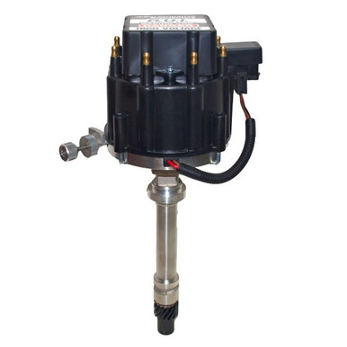Performance Distributors D.U.I. Racing Distributor SBC w / Instant Timing Knob Bk ITK127212BK