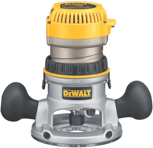 Dewalt DW618 Router, Fixed Base, Variable Speed, 2-1/4 HP