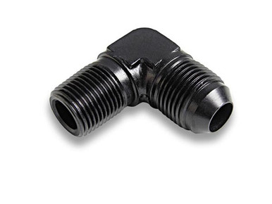 Earls #8 Male to 3/8in NPT 90 Deg Ano-Tuff Adapter AT982208ERL