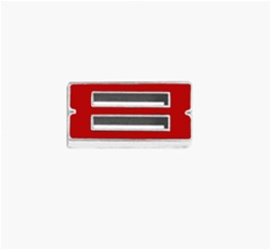 Camaro Custom Emblem, Individual Number # 8,Red and Chrome