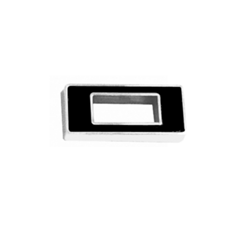 Camaro Custom Emblem, Individual Number # 0, Black and Chrome
