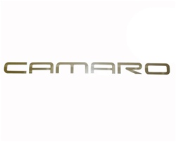 1993 - 2002 Rear Body Tail Light Panel Emblems, "CAMARO" in RED, Peel and Stick