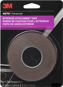 Camaro 3M Double Sided Tape for Emblems and Trim, 1/4 in X 15 ft