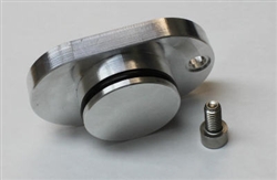 1998 - 2000 Camaro LS1 EGR Intake Manifold Block-Off Plate, Polished Billet Aluminum