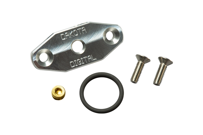 Dakota Digital Billet LS Oil Pressure Sensor Adapter Plate